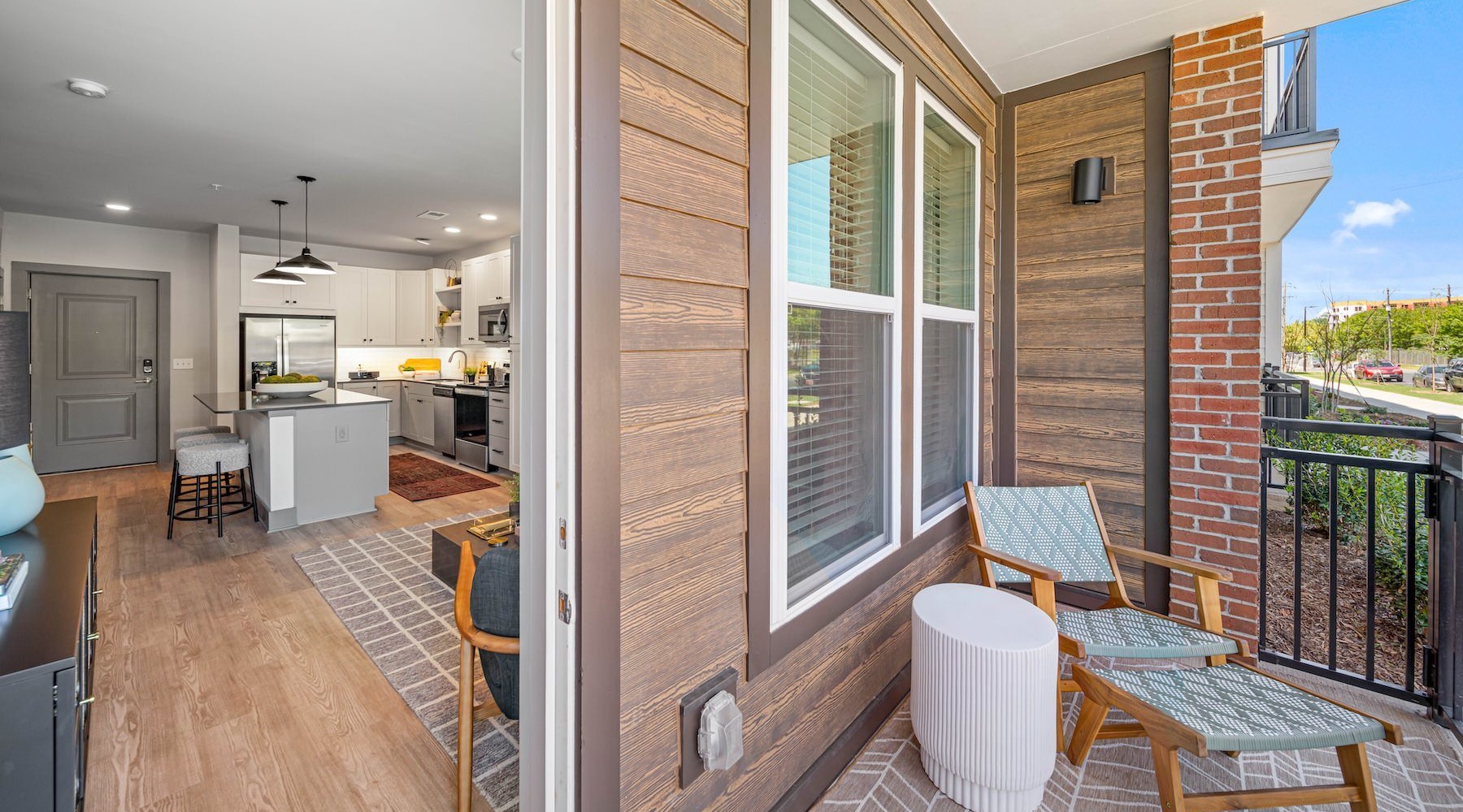 Gorgeous natural light in your living space a room with a table chairs and a window